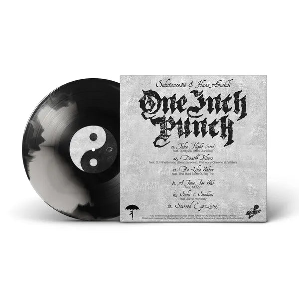ONE INCH PUNCH: (LP - BLACK & WHITE YING/YANG VINYL) SIGNED